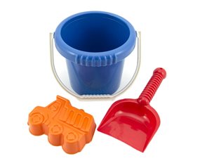 Sada na písek - kbelík, lopatka, bábovka plastové