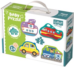 Puzzle baby Dopravní prostředky 2dílky