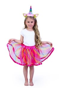 Dětský kostým TUTU sukně s čelenkou jednorožec