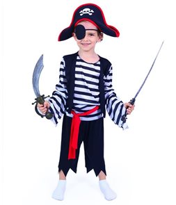 Kostým pirát dětský - vel. M