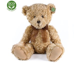 Plyšový medvěd RETRO sedící 35 cm Eco-Friendly