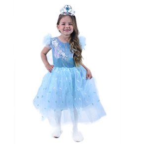 Dětský kostým Modrá princezna (S)