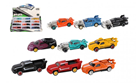 Auto mini kov/ plast 7 cm na volný chod, mix druhů