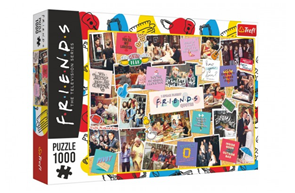 Puzzle Přátelé – nejlepší okamžiky 1000 dílků, 68,3 x 48 cm