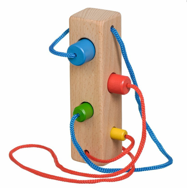 Levně Barevné kolíky - dřevěná hračka