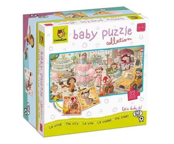 Levně Město dětské puzzle 32 dílků