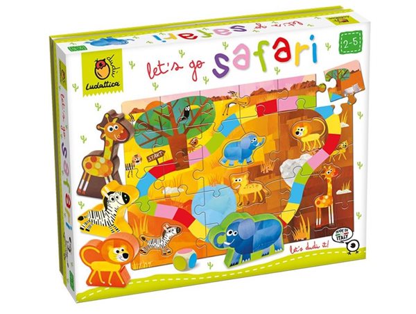 Puzzle Safari desková hra se zvířátky