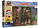 Puzzle Super Shape XL Jurský svět - Křídový kemp 104 dílků