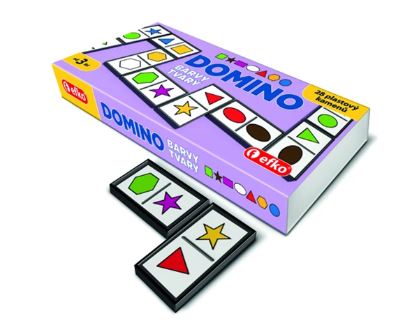 Levně Domino barvy a tvary