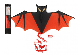 Drak létající netopýr nylon 120 x 55 cm
