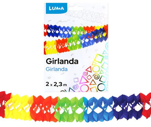 Girlanda 2,3 m - 2 ks