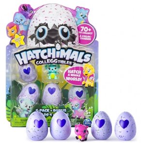 Hatchimals sběratelská zvířátka ve vajíčku čtyřbalení s bonusem S2, mix