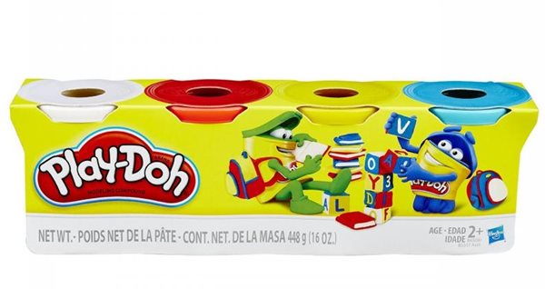Levně Play-Doh Balení 4 kelímků, mix barev