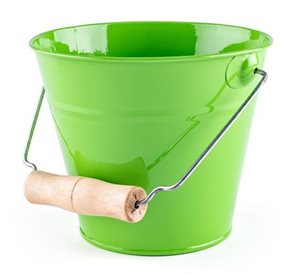 Zahradní kyblík - zelený, kov