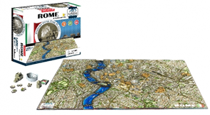 Puzzle 4D - Cityscape Time panorama Řím