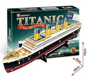 Puzzle 3D Titanic – 35 d&#237;lků