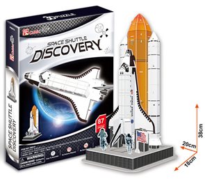 Puzzle 3D Raketa Discovery
