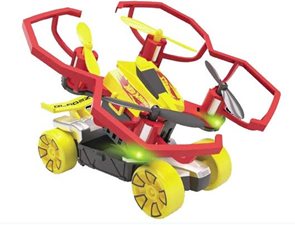 Hot Wheels Quad Racerz auto 7,6cm race & fly 2,4GHz na baterie s USB připojením, mix barev