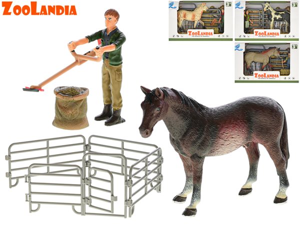 Zoolandia kůň s doplňky, mix druhů