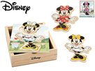 Minnie Mouse vkládačka dřevěná - Obleč Minnie