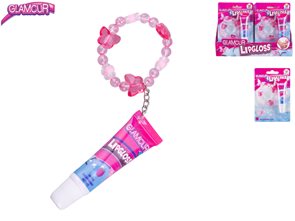 Glamour lesk na rty 12 ml malinov&#225; př&#237;chuť s př&#237;veškem