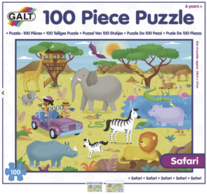 100 Puzzle v krabici - Safari (37×50cm)