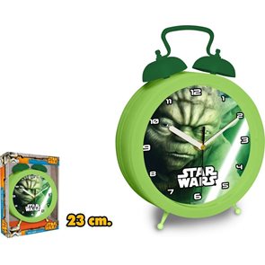 Hodiny Star Wars 23 cm - zelený