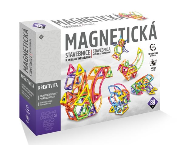 Magnetická stavebnice 89 ks
