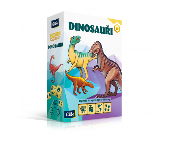 Chytré kostky - Dinosauři, Sleva 50%