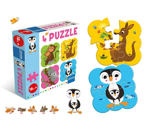 Levně Granna 4 puzzle - tučňák