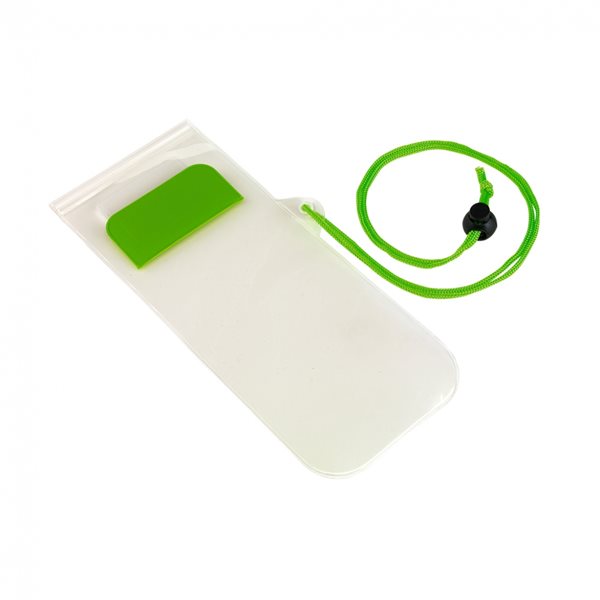 Voděodolný obal na mobil - zelený