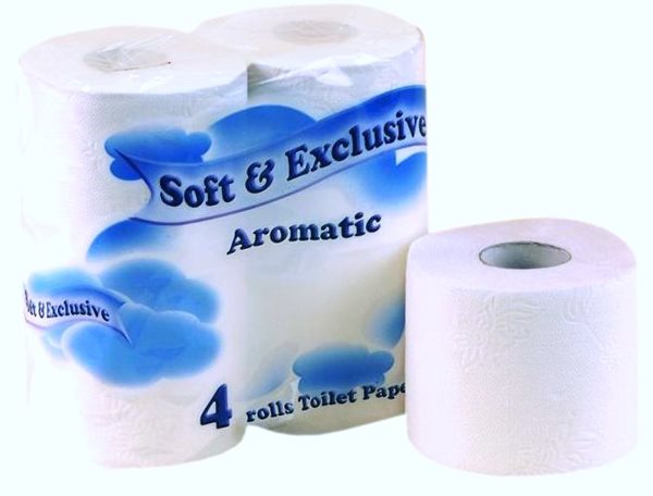 Levně Soft & Exclusive toaletní papír 2 vrstvý - bílý ( 4 ks )