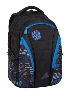 Studentský batoh Bagmaster - BAG 7 E BLACK/BLUE