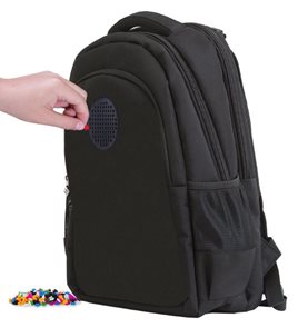 PIXIE CREW studentsk&#253; batoh ČERN&#221; s mal&#253;m panelem