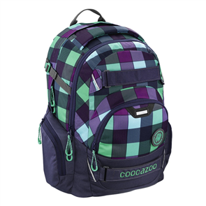 Studentský batoh Coocazoo - CarryLarry2 - Green Purple District