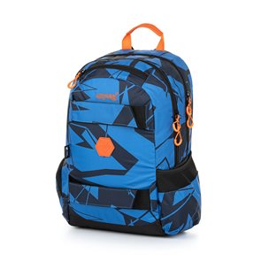 Studentský batoh OXY SPORT - Blue shapes