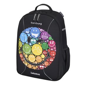 Školní batoh be.bag airgo - Smiley World Rainbow