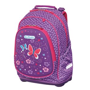 Školní batoh Herlitz Bliss - Fialový motýl