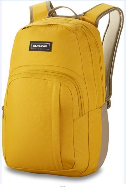 Studentský batoh Dakine CAMPUS 25L - Mustard Moss, Sleva 260%