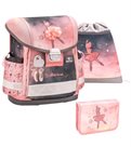 Školní set Belmil - Ballerina Black Pink (aktovka + penál + sáček)