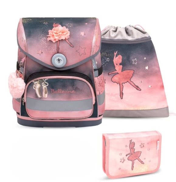 Školní set Belmil - Ballerina Black Pink