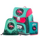 Školní set OXY PREMIUM - Flamingo (aktovka + penál + sáček)
