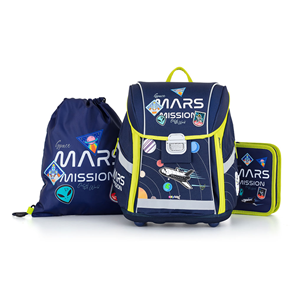 Školní set OXY PREMIUM Light - Mars mission (aktovka + penál + sáček)