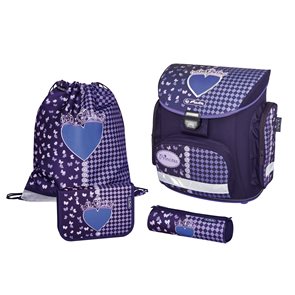Školní batoh Herlitz Midi - Srdce - vybavený