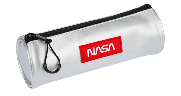 Levně BAAGL Studentský penál etue - NASA stříbrný, Sleva 150%