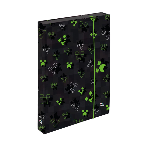 Box na sešity A4 Jumbo Oxy Next - Green Cube