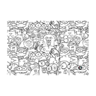Podložka na stůl PP 60 × 40 cm - Monsters