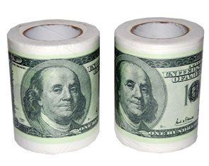 Toaletní papír Dolary