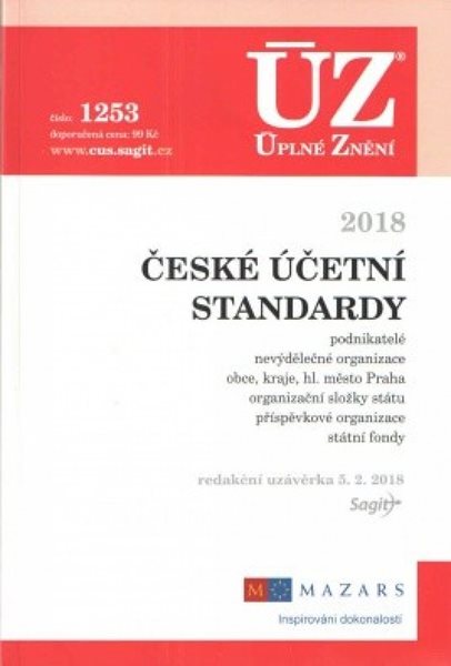 Levně ÚZ 1253 / České účetní standardy 2018