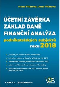 Účetní závěrka - Základ daně - Finanční analýza podnikatelských subjektů roku 2018